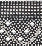 Dressberry Black Synthetic  Clutch