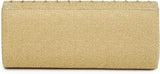 Dressberry Gold Synthetic  Clutch