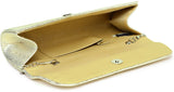 Dressberry Gold Synthetic  Clutch