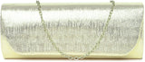 Dressberry Gold Synthetic  Clutch