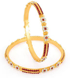 Sukkhi Copper Yellow Gold Bangle Set