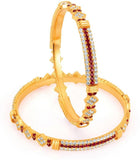 Sukkhi Copper Yellow Gold Bangle Set