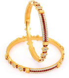 Sukkhi Copper Yellow Gold Bangle Set
