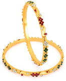 Sukkhi Copper Yellow Gold Bangle Set