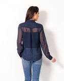 Hermosear Women's Solid Casual Shirt