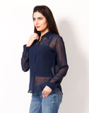 Hermosear Women's Solid Casual Shirt