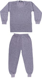 Laser X Quilted Girl's Top - Pyjama Set