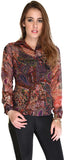 Hermosear Women's Paisley Formal Shirt