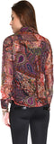 Hermosear Women's Paisley Formal Shirt