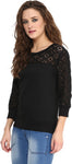 Yepme Full Sleeve Solid Women's Sweatshirt