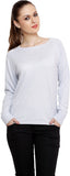 Hangover Solid Round Neck Women's Sweater
