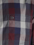 Roadster Men's Checkered Casual Grey Shirt