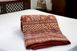 Jodhaa Floral Double Quilts & Comforters Brown