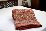 Jodhaa Floral Double Quilts & Comforters Brown
