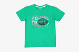 GINI & JONY Solid Baby Boy's Round Neck Green T-Shirt