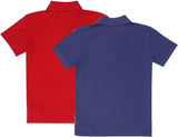 GINI & JONY Solid Baby Boy's Polo Neck Red T-Shirt