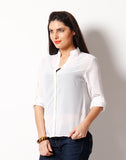 Hermosear Women's Solid Casual Shirt