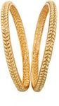 Viva Fashions Alloy Rhodium Bangle Set