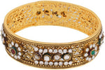 Viva Fashions Alloy Cubic Zirconia Rhodium Bangle