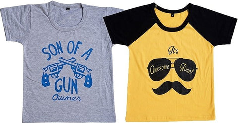 Be 13 Printed Baby Boy's Round Neck T-Shirt