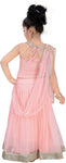 Be 13 Self Design Girl's Lehenga, Choli and Dupatta Set