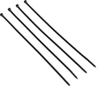 Tycab 10 inch Black (250 mm x 3.6 mm) - 1 Pack of 100 Nylon Standard Cable Tie