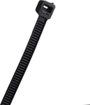Tycab 10 inch Black (250 mm x 3.6 mm) - 1 Pack of 100 Nylon Standard Cable Tie