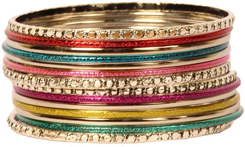 Urthn Alloy Brass Bangle Set