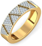 BlueStone The Trion Yellow Gold Diamond 14 K Ring