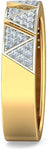 BlueStone The Trion Yellow Gold Diamond 14 K Ring