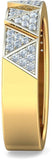 BlueStone The Trion Yellow Gold Diamond 14 K Ring