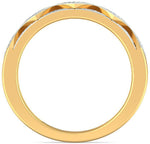 BlueStone The Trion Yellow Gold Diamond 14 K Ring