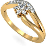 RaSav Jewels Yellow Gold Diamond Yellow Gold 18 K Ring