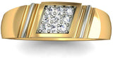 Rasav Jewels Yellow Gold Diamond 18 K Ring