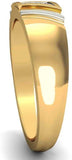 Rasav Jewels Yellow Gold Diamond 18 K Ring