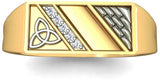 Rasav Jewels Yellow Gold Diamond 18 K Ring