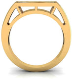 Rasav Jewels Yellow Gold Diamond 18 K Ring