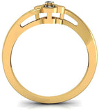 Rasav Jewels Yellow Gold Diamond 18 K Ring