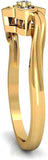 Rasav Jewels Yellow Gold Diamond 18 K Ring