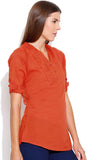 Shopaholic Casual 3/4 Sleeve Solid Women's Top