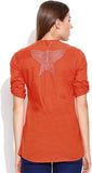 Shopaholic Casual 3/4 Sleeve Solid Women's Top