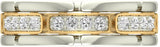 Jewels5 Jamie Gold Diamond Rhodium 14 K Ring