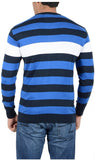 Reveller Striped V-neck Casual Men's Sweater