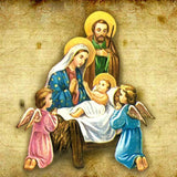 Tallenge Christmas Collection - Nativity Art - Gallery Wrap Canvas Painting