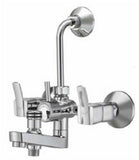 Ganga 1514 New Line Wall Mixer 3 In 1 System With Provision For Both Telephone Shower & Overhead Shower Faucet Set