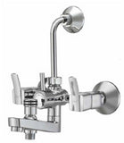 Ganga 1514 New Line Wall Mixer 3 In 1 System With Provision For Both Telephone Shower & Overhead Shower Faucet Set