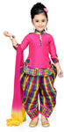 Aarika Girl's Kurti, Patiala and Dupatta Set