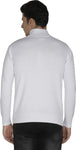 British Cross Striped Round Neck Casual Men's Sweater