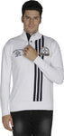 British Cross Striped Round Neck Casual Men's Sweater