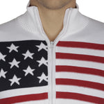 British Cross Striped Round Neck Casual Men's Sweater